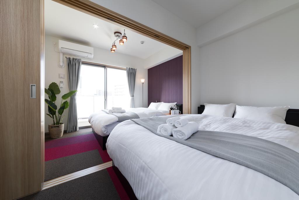 เรสซิเดนซ์ โฮเต็ล ฮะกะตะ 5 Aparthotel ฟูกุโอกะ ภายนอก รูปภาพ