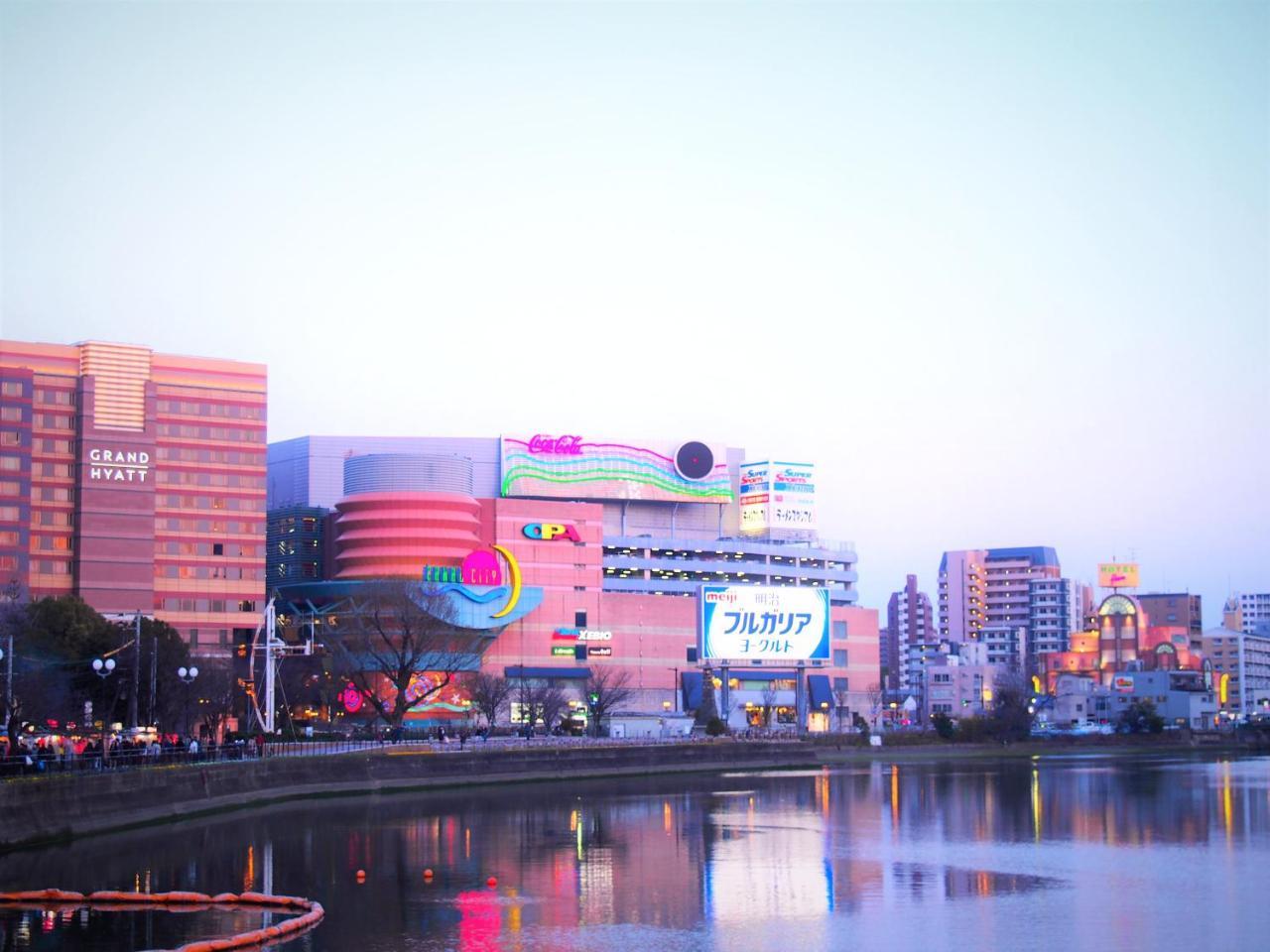 เรสซิเดนซ์ โฮเต็ล ฮะกะตะ 5 Aparthotel ฟูกุโอกะ ภายนอก รูปภาพ